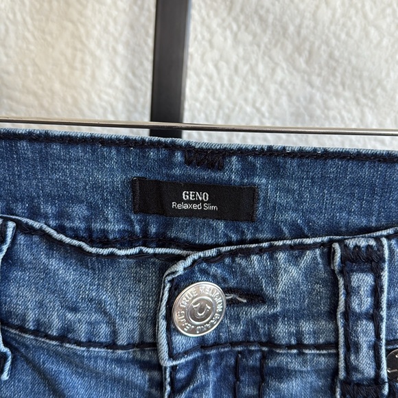 True Religion GENO Jeans EUC Blue 36 - Picture 2 of 6